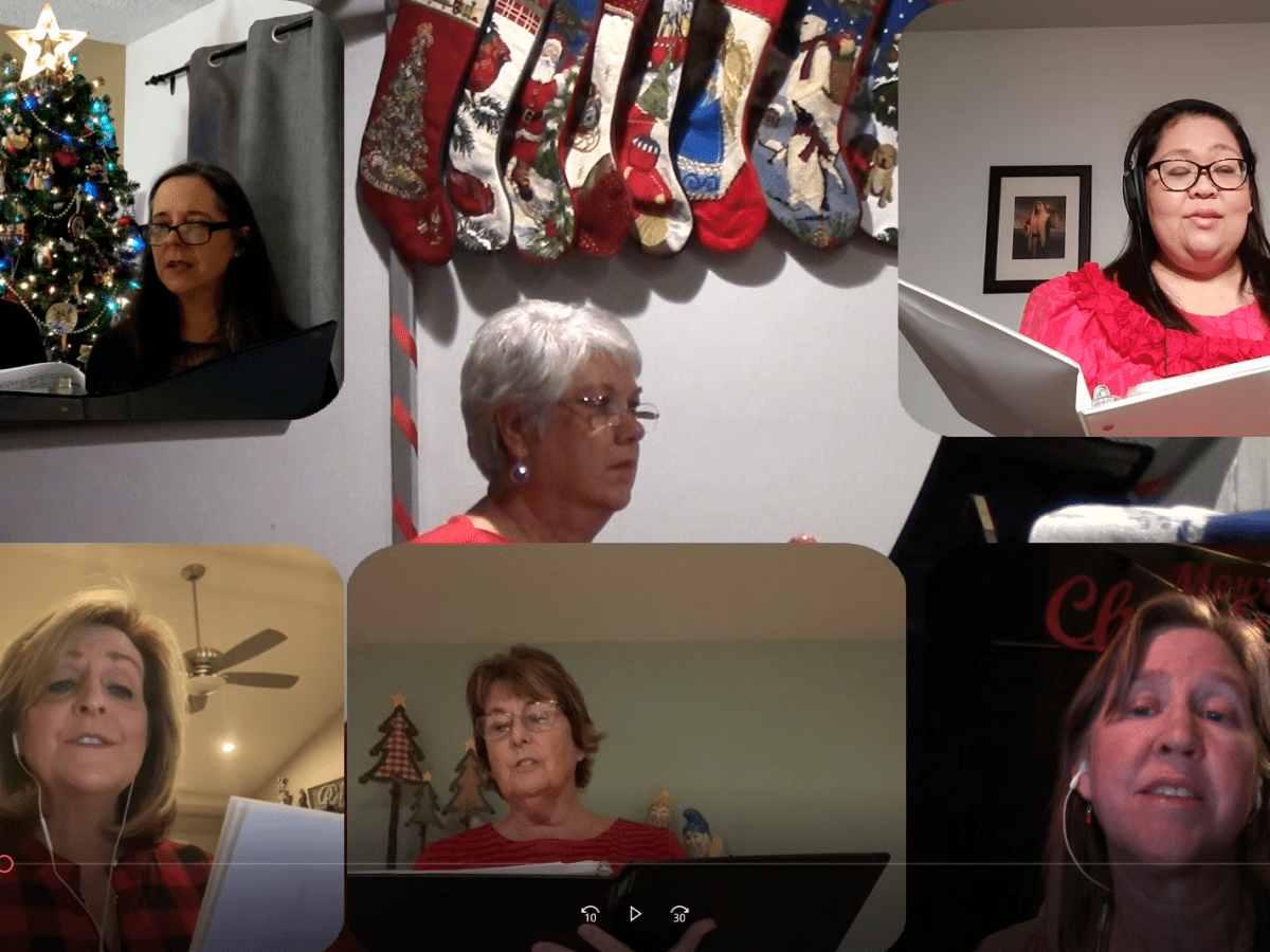 Now the Angels Sing Social Distancing&nbsp;Style